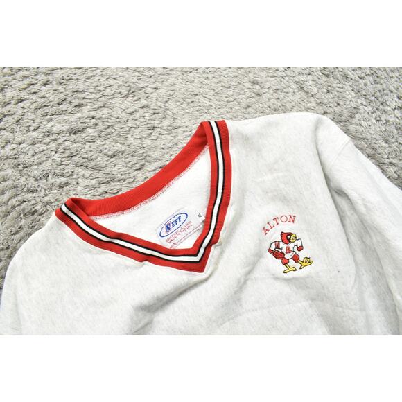 Vintage Neff Men's XL Gray Cotton Pullover Sweatshirt ALTON USA Made - Picture 6 of 6